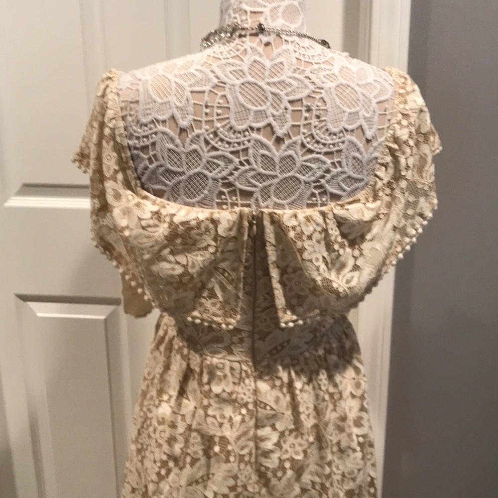 Brand new Altar’d state strapless Lace Dress - Picture 5 of 10